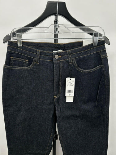 Halston Woman’s dark indigo wash skinny jeans mid-rise Size 10
