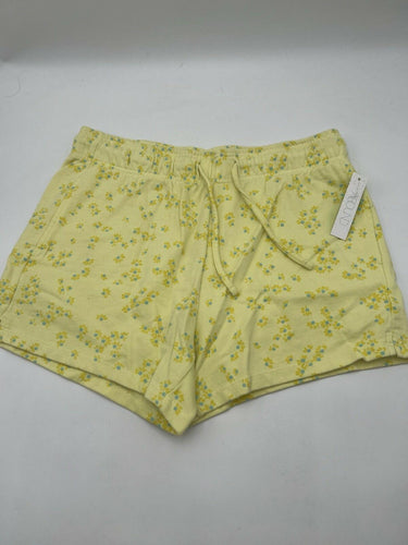 Abound Shorts Pull-On Floral Ditsy Yellow Blue Lounge Terry NWT - M Abound