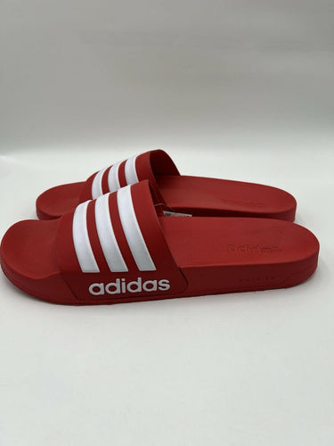 Adidas Adilette Shower Red White Cloudfoam Size 18