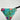 La Blanca side-shirred Vibrant Tropical Woman’s hipster bikini bottom Size 6 La Blanca