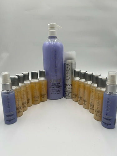 Simply Smooth Xtend Keratin Color Lock Conditioner Shampoo Spray Shine Lot Of 14 Simply Smooth