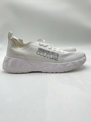 Men’s Versace Jeans Couture Atom White Leave Up trainers Size 6.5M Versace Jeans Couture