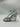 Alexander McQueen Armadillo mirror-effect faux leather sandals silver Size 36.5 Alexander