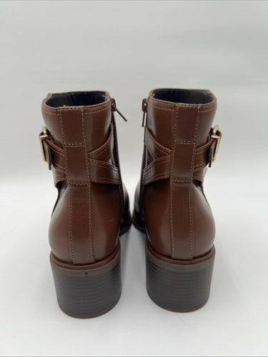Kelly & Katie Jeri Booties Women's Brown Size 9.5W Kelly & Katie