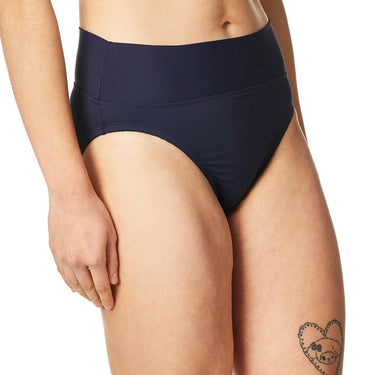 Nautica Womens Core Bikini Bottoms, Deep Sea Size L