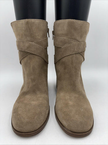 Crown Vintage Women’s Courla Bootie Sand Glaze Suede Size 11 M