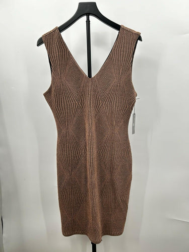 Tart Collections Womans dress rose gold/bronze metallic Size L Tart Collections