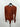 ASTR the Label Womans Rust bodysuit draped faux-wrap front Puffed Size S