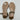 Gianvito Rossi Tebe flat suede sandals gold-toned chain-link Beige Size 36 GIANVITO ROSSI