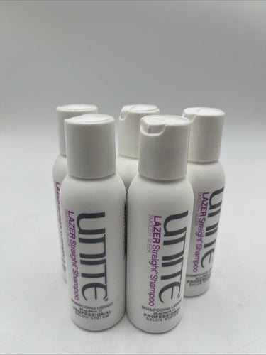 Unite Lazer Straight Shampoo Smooth Sleek 2 oz - PACK Of 5 UNITE