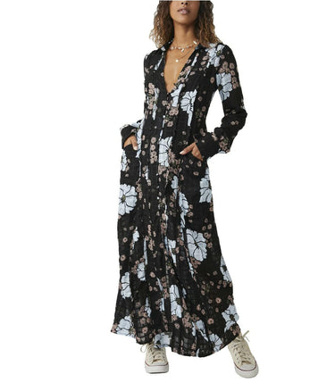 Free People Back At It Maxi Black Combo SM (Women's 4-6) Free People