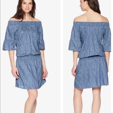 prAna Lenora Woman's Dresses, Blue Sprinkle, size M prAna