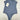 Show Me Your Mumu Blue bodysuit ribbed material, adjustable spaghetti straps S Mumu