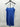 Boutique Moschino short, blue mini Satin dress Size 10