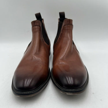Men’s Robert Graham Breton Chelsea Brown Leather Ankle Boot Size 8.5 Robert Graham