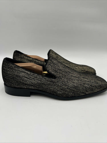 Men’s Saks Fifth Avenue Collection Glitter Canvas Loafers Size 10M Saks Fifth Avenue
