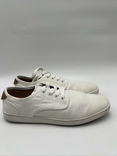 Men’s Steve Madden Fenta Low Top Lace Up Sneakers White Size 8.5M Steve Madden