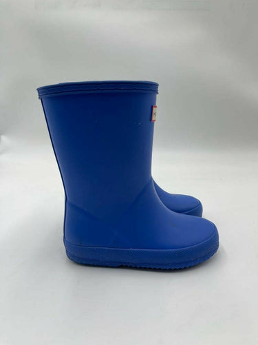 Hunter Kids Original First Classic Boot Cruise Blue Size 8 Hunter