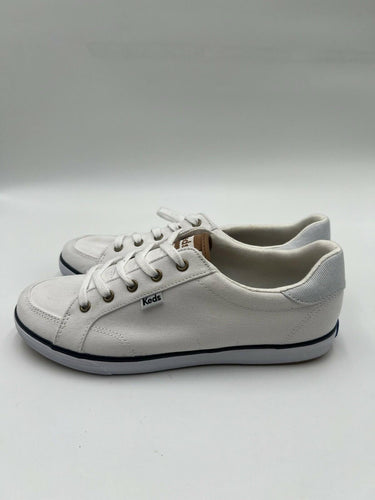 Keds Center Denim White Canvas Low Top Sneakers Shoes WF67489 Womens Size 8