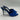 Women’s Saint Laurent LA 16 sandals royal blue silk high stiletto heel Size 42 Saint Laurent
