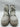 Sugar Kade Ivory Snake Emboss Pearl Chain Combat Boots Womens 7 Sugar
