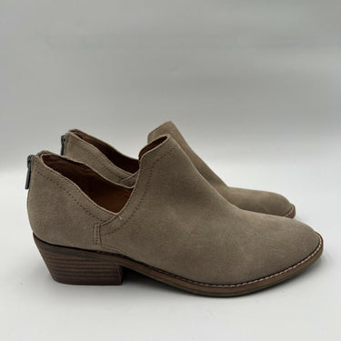 Women’s Lucky Brand Fitina Pull On Round Toe Ankle Booties Dune Size 8M Lucky Brand