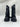 Prada Monolith brushed leather and Re-Nylon combat boots in black Size 9UK PRADA
