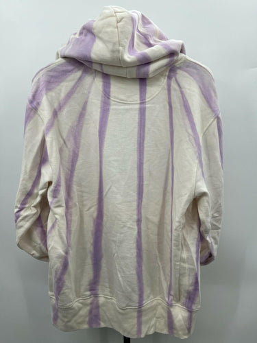 NWD Champion Hoodie Womens Tie Dye Purple Striped Oversized Script Logo Small Champion