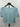 BP Aqua Crop Top Henley Tee Ribbed Lettuce Hem Plus Size 1X BP.