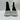Alexander McQueen Tread Slick Lace Up Boot in black and white canvas Size 45 Alexander McQueen