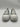 Alexander McQueen Deck Plimsoll sneakers in silver glitter and white Size 41 Alexander McQueen
