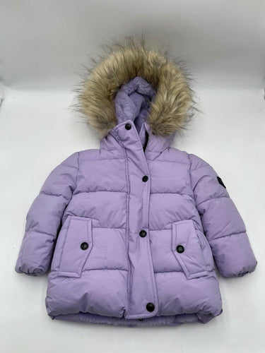 SAM EDELMAN Little Girl's Expedition Parka Faux Fur Puffer Jacket Size 2T Sam Edelman