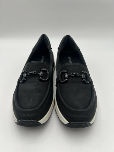 Patrizia Annaliese-B Loafer Horsebit Sneaker Black Comfort Womens Size 7.5M