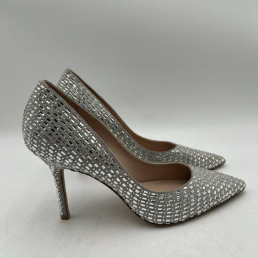Women’s Stuart Weitzman crystal-embellished pointed-toe stiletto pump Size 8.5B Stuart Weitzman