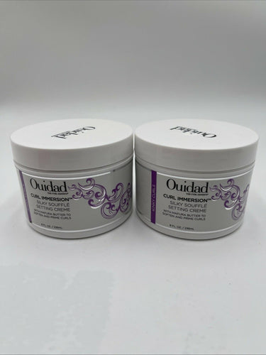 OUIDAD Kinky Curls Curl Immersion Silky Souffle Setting Creme 8 oz Lot Of 2 Ouidad