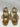 Valentino Garavani metallic gold strappy sandals signature "V" logo Size 35.5 Valentino