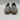 SAINT LAURENT ANIMAL PRINT BLACK/ WHITE SIGNATURE ESPADRILLE FLATS SIZE 38 Yves Saint Laurent