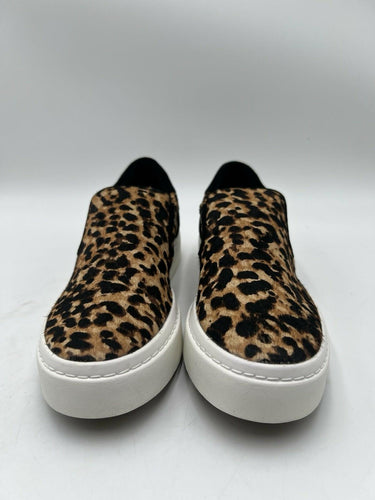 Vaneli Sport Leopard Calf Hair Slip-On Sneaker Womens Cheeta Size 7M Vaneli