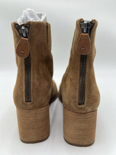 Alexandre Birman Sandryn Tobacco Suede Ankle Booties Womens 7.5 Alexandre Birman