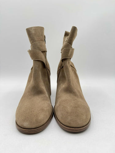 Crown Vintage Women’s Courla Bootie Sand Glaze Suede Size 10M