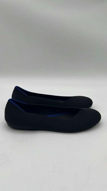 Rothy's Women's The Flats Flats Slip-on Shoe Solid Black size 8.5 Rothy’s