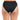 La Blanca Women's Banded Mid Waist Pant Bikini Swimsuit Bottom, Black Size 12 La Blanca