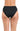La Blanca Women's Banded Mid Waist Pant Bikini Swimsuit Bottom, Black Size 12 La Blanca