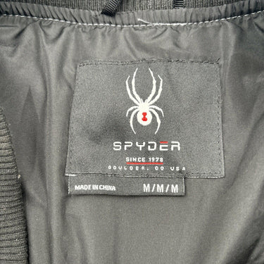 NWD SPYDER Men’s Quilted Bomber Jacket Grey Size M