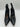 Gianvito Rossi Divine 105 ruffled tulle Black Leather Point Toe Heels Size 39.5 GIANVITO ROSSI