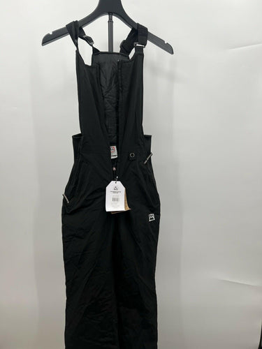 Avalanche Ski Bib Overalls Girls Black Insulated Snow Pants Waterproof Warm L Avalanche