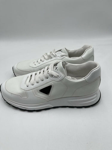 Men’s Prada Prax 01 brushed leather sneakers in Avorio Size 10UK PRADA
