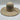 Resistol Two Tone Straw Cowboy Hat Open Crown Wide Flat Brim Long Oval 6 3/4 Resistol