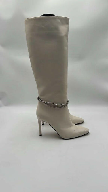 Vince Camuto Women's Footwear Women's Felinda Knee High Boot, Warm White Size 8M Vince Camuto