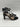 Women’s Mix No. 6 Alician Black Strappy Block Heels Size 9W Mix No. 6